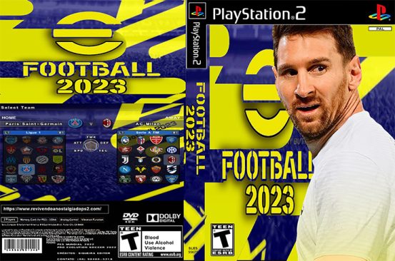 eFootball 2023 PS2 PlayStation 2 ISO Español ROM